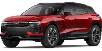 Red Chevrolet Blazer EV SUV
