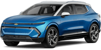 Blue Chevrolet Equinox EV SUV