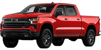 Red Chevrolet Silverado 1500 Truck