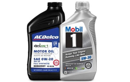 ACDelco and Mobil1 Full Synthetic Engine Oil